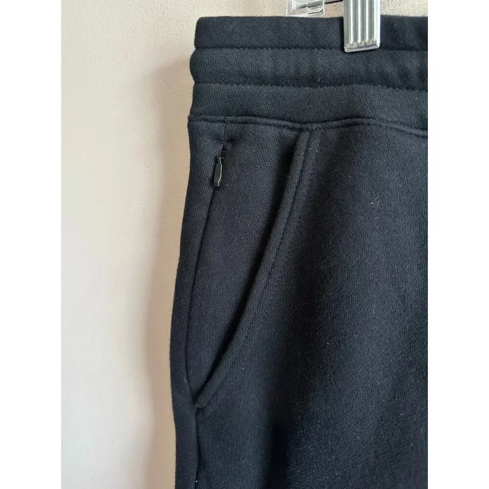 Hollister Feel Good Cotton Relaxed Straight Sweatpant Black XL NEW